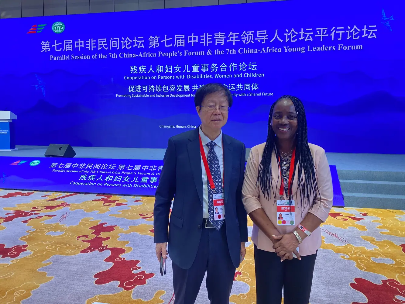 WEMAI representative at an international forum